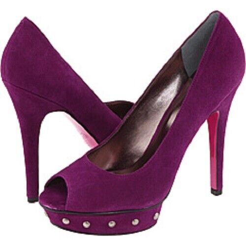 purple pumps size 9